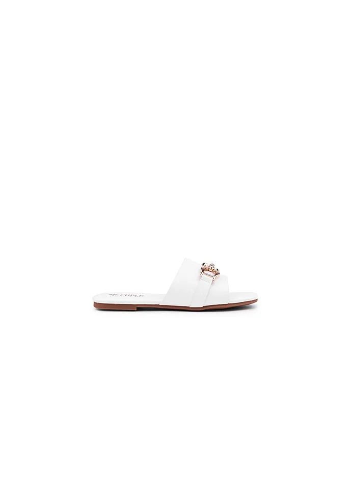 كابلي Girls Flat Slide Slippers